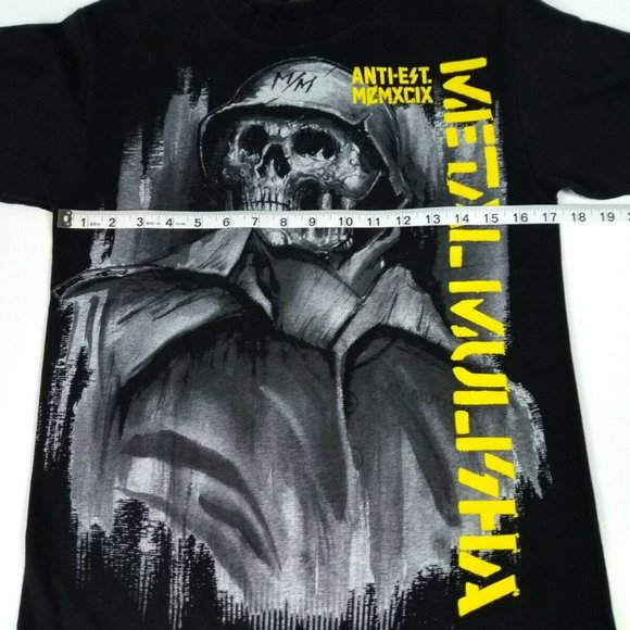 Metal Mulisha SMALL 2Tone T Shirt Helmet Skull + SOA SAMCRO Fear The Reaper Cap - Picture 8 of 11